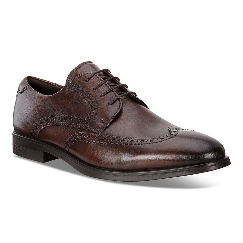 Zapatos Derby Ecco Kenton Para Hombre,Marrones,290716-ZGS